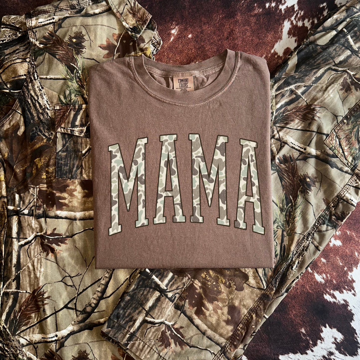 MAMA Camo Tee *COMFORT COLORS*