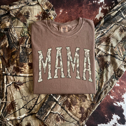 MAMA Camo Tee *COMFORT COLORS*