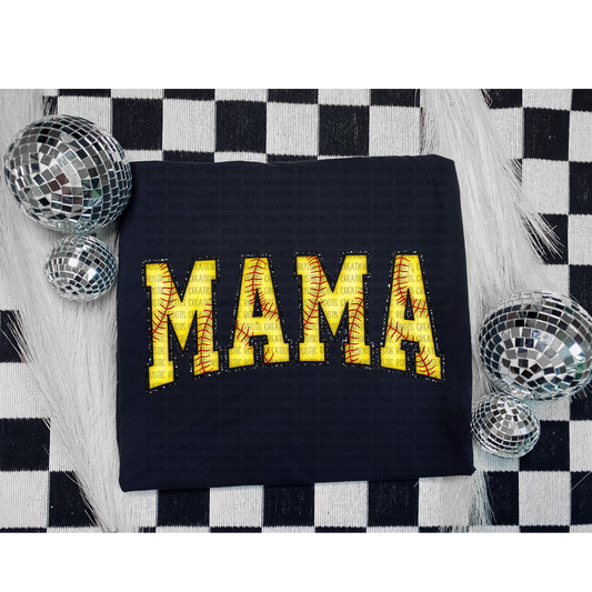 Softball MAMA Tee *GILDEN*